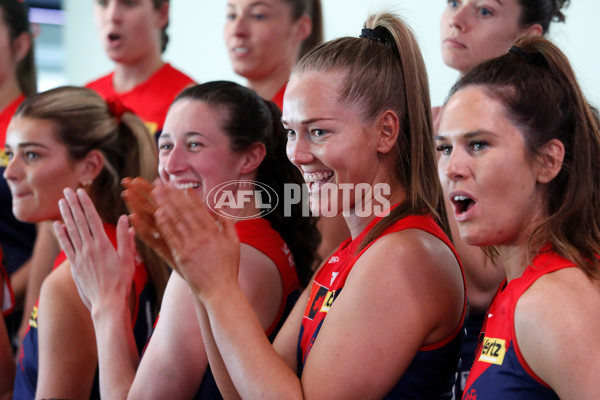 AFLW 2025 Media - Melbourne Team Photo Day - A-60441689