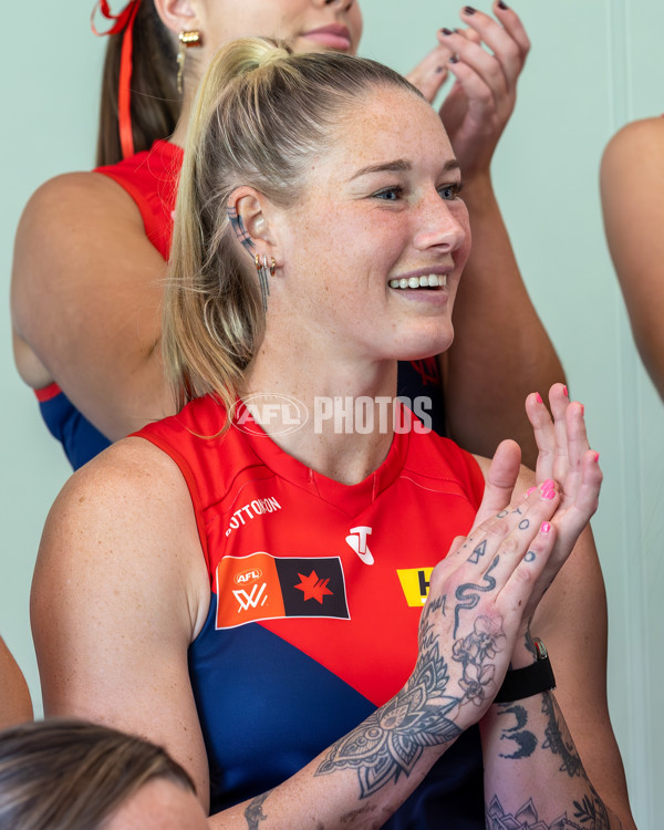 AFLW 2025 Media - Melbourne Team Photo Day - A-60443735