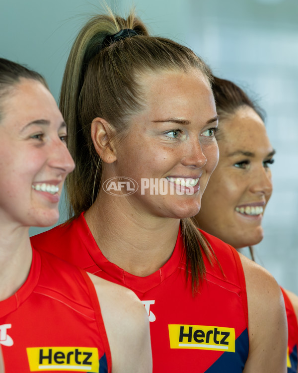 AFLW 2025 Media - Melbourne Team Photo Day - A-60444694