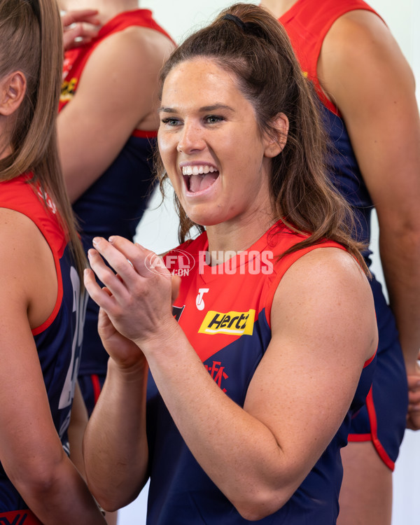 AFLW 2025 Media - Melbourne Team Photo Day - A-60444698
