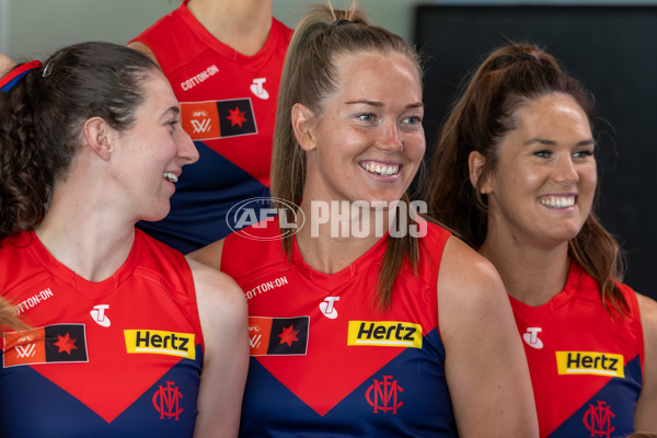 AFLW 2025 Media - Melbourne Team Photo Day - A-60444703