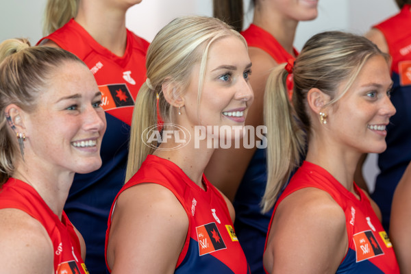 AFLW 2025 Media - Melbourne Team Photo Day - A-60444705