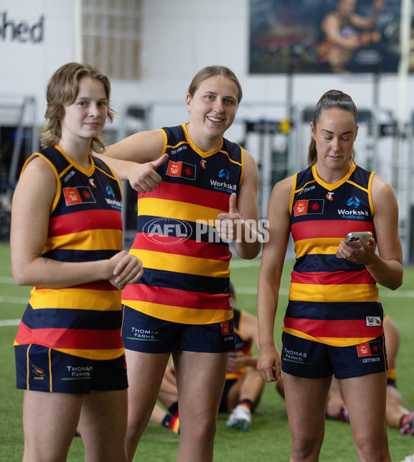 AFLW 2025 Media - Adelaide Team Photo Day - A-60462486