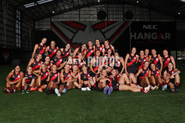 AFLW 2025 Media - Essendon Team Photo Day - A-60564827