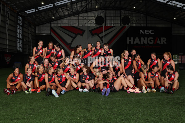 AFLW 2025 Media - Essendon Team Photo Day - A-60573099