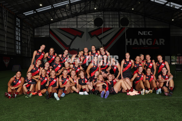 AFLW 2025 Media - Essendon Team Photo Day - A-60573100