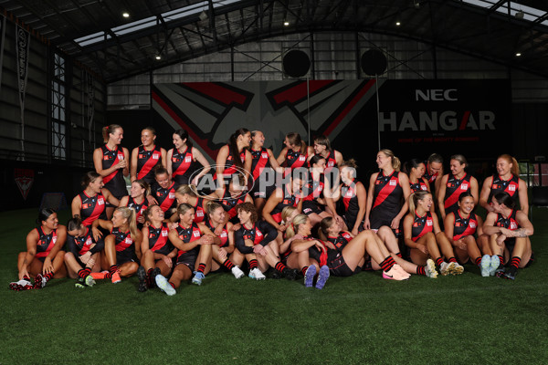 AFLW 2025 Media - Essendon Team Photo Day - A-60573102
