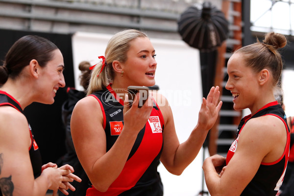 AFLW 2025 Media - Essendon Team Photo Day - A-60577914