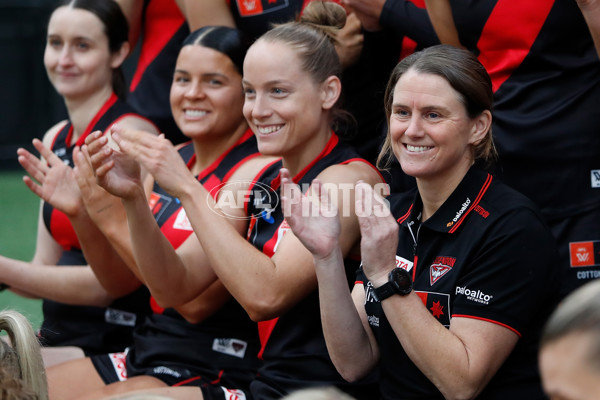 AFLW 2025 Media - Essendon Team Photo Day - A-60577918