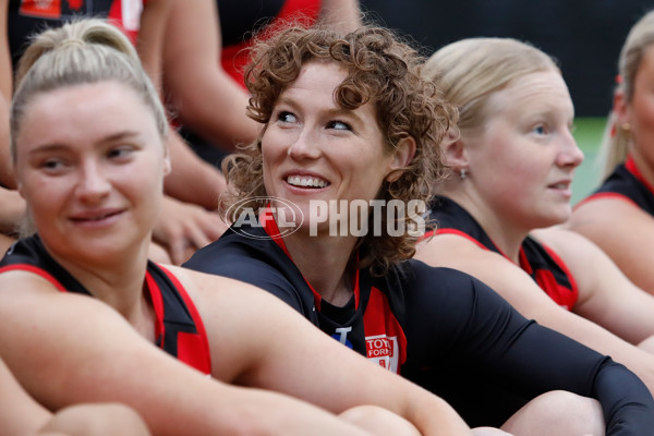 AFLW 2025 Media - Essendon Team Photo Day - A-60578213