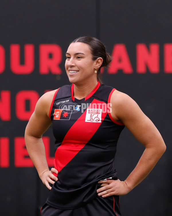 AFLW 2025 Media - Essendon Team Photo Day - A-60578219