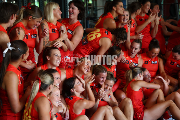 AFLW 2025 Media - Gold Coast Team Photo Day - A-60578278