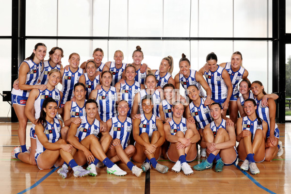 AFLW 2025 Media - North Melbourne Team Photo Day - A-60580685