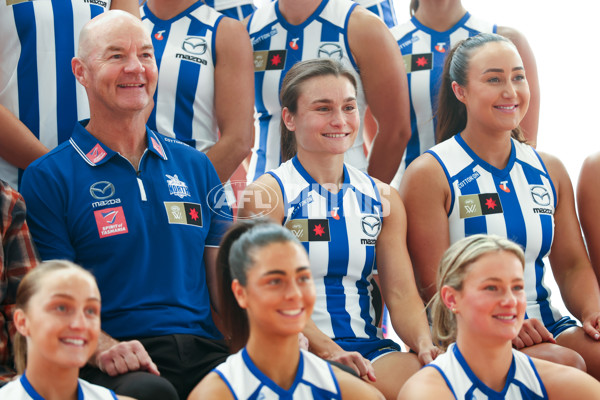 AFLW 2025 Media - North Melbourne Team Photo Day - A-60589836