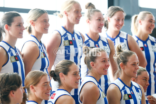 AFLW 2025 Media - North Melbourne Team Photo Day - A-60589840