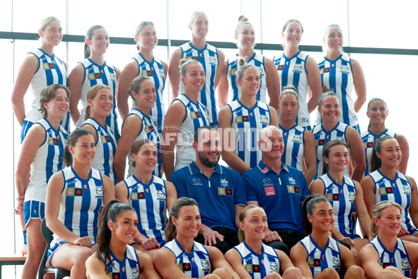 AFLW 2025 Media - North Melbourne Team Photo Day - A-60590512