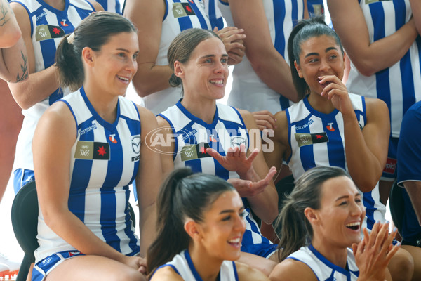 AFLW 2025 Media - North Melbourne Team Photo Day - A-60590518