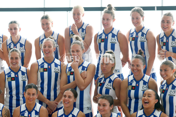 AFLW 2025 Media - North Melbourne Team Photo Day - A-60590519