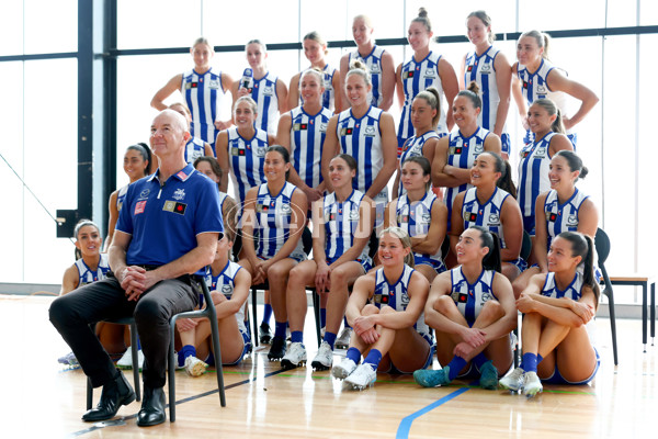 AFLW 2025 Media - North Melbourne Team Photo Day - A-60590521