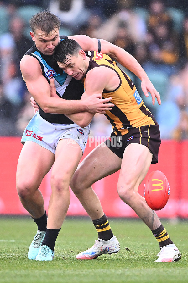 AFL 2025 Round 19 - Hawthorn v Port Adelaide - A-60624263