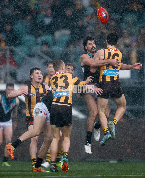 AFL 2025 Round 19 - Hawthorn v Port Adelaide - A-60626390