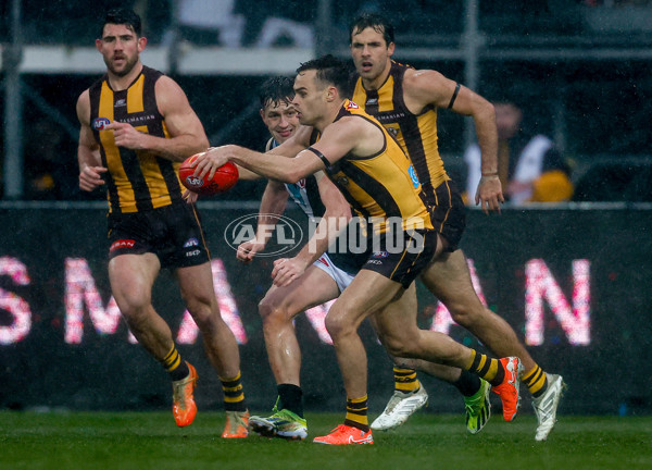 AFL 2025 Round 19 - Hawthorn v Port Adelaide - A-60626787