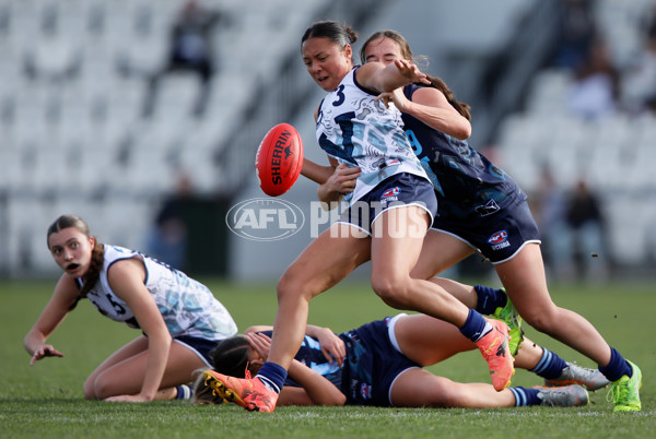 AFL National Championships U18 Girls 2025 - Vic Country v Vic Metro - A-60669175