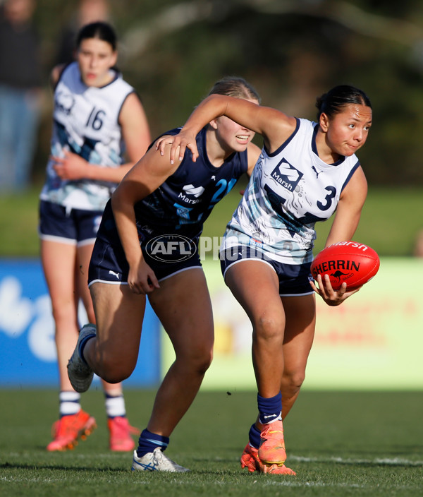 AFL National Championships U18 Girls 2025 - Vic Country v Vic Metro - A-60669279