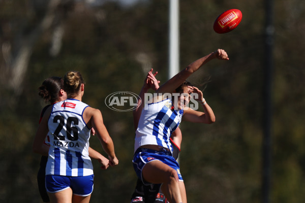 AFLW 2025 Practice Match - North Melbourne v Essendon - A-60934105