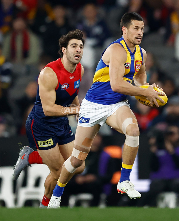 AFL 2025 Round 21 - Melbourne v West Coast - A-60979304