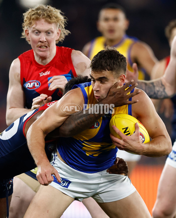 AFL 2025 Round 21 - Melbourne v West Coast - A-60979319