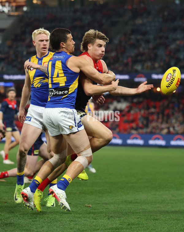 AFL 2025 Round 21 - Melbourne v West Coast - A-60979340