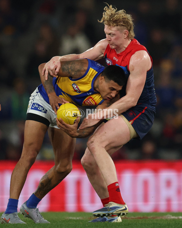AFL 2025 Round 21 - Melbourne v West Coast - A-60980558