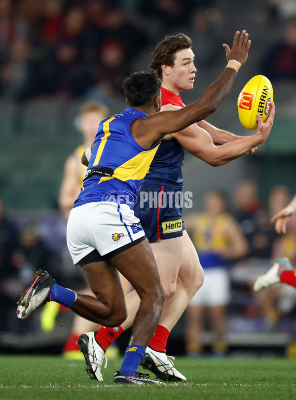 AFL 2025 Round 21 - Melbourne v West Coast - A-60983427