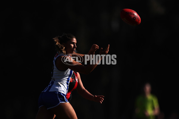 AFLW 2025 Practice Match - North Melbourne v Essendon - A-60983450