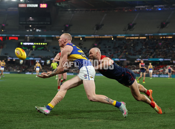 AFL 2025 Round 21 - Melbourne v West Coast - A-60983479