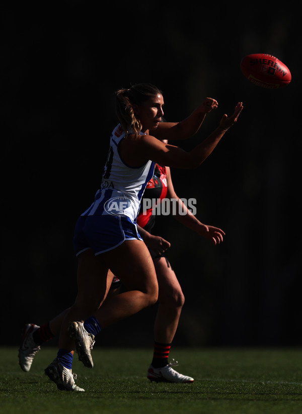 AFLW 2025 Practice Match - North Melbourne v Essendon - A-60985130