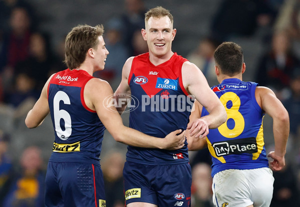 AFL 2025 Round 21 - Melbourne v West Coast - A-60985144