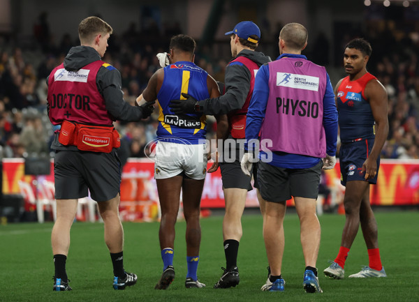 AFL 2025 Round 21 - Melbourne v West Coast - A-60987860