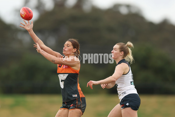 AFLW 2025 Practice Match - GWS v Carlton - A-60987929