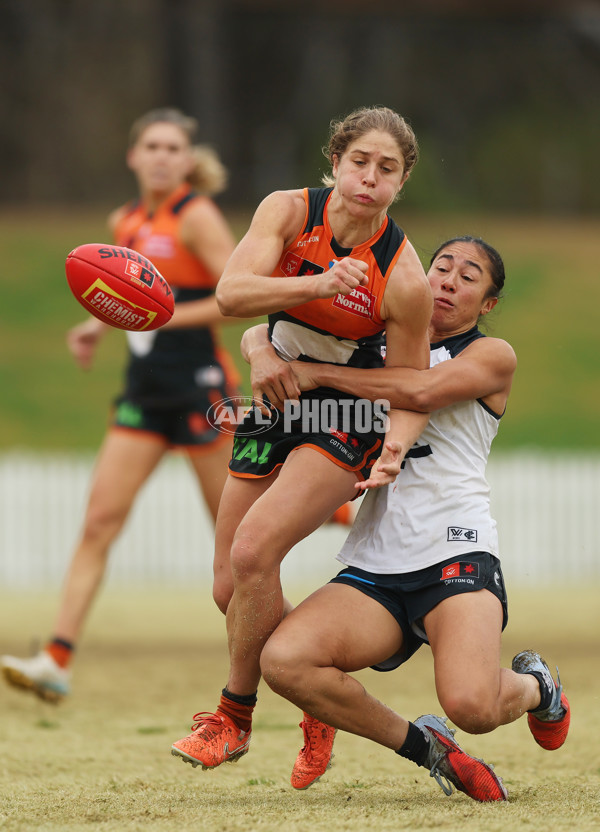 AFLW 2025 Practice Match - GWS v Carlton - A-60989176