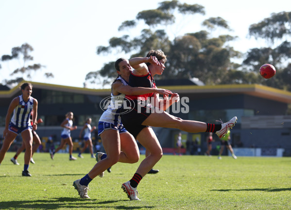 AFLW 2025 Practice Match - North Melbourne v Essendon - A-60989181