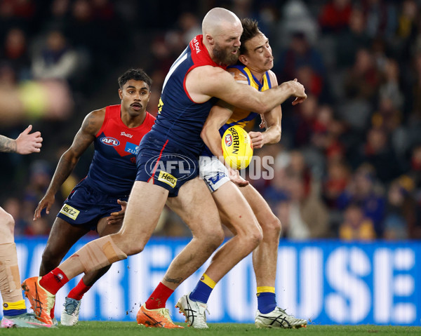AFL 2025 Round 21 - Melbourne v West Coast - A-60989219