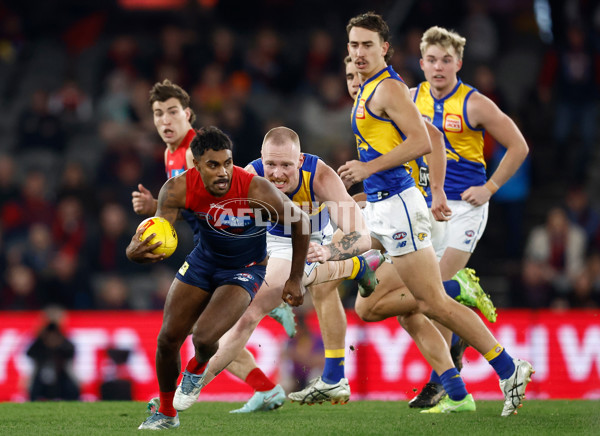 AFL 2025 Round 21 - Melbourne v West Coast - A-60991401