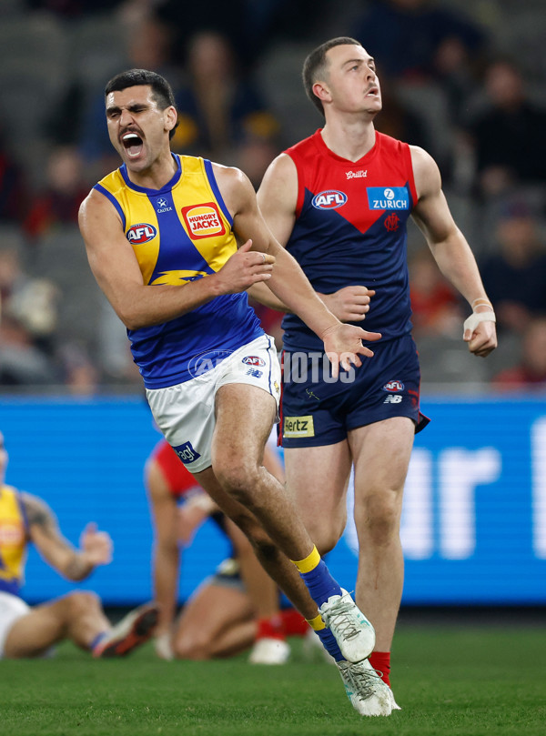 AFL 2025 Round 21 - Melbourne v West Coast - A-60993720