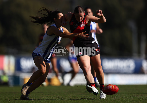 AFLW 2025 Practice Match - North Melbourne v Essendon - A-60999641