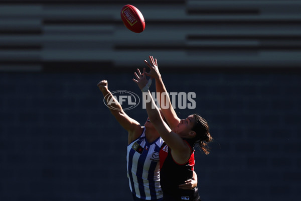 AFLW 2025 Practice Match - North Melbourne v Essendon - A-61004506