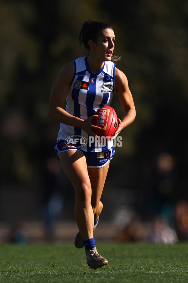 AFLW 2025 Practice Match - North Melbourne v Essendon - A-61023954