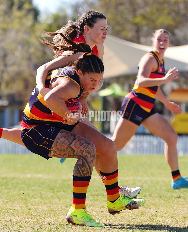 AFLW 2025 Practice Match - Adelaide v Melbourne - A-61026611