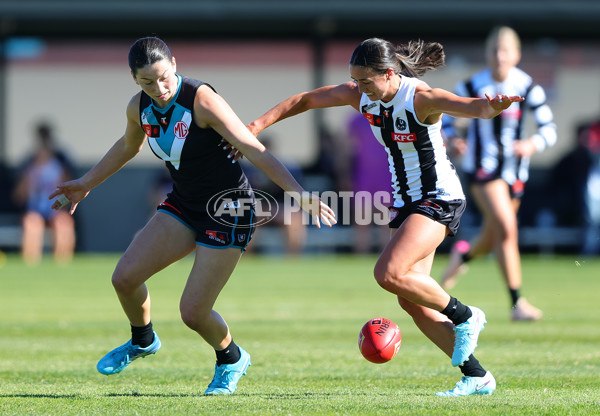 AFLW 2025 Practice Match - Port Adelaide v Collingwood - A-61031968